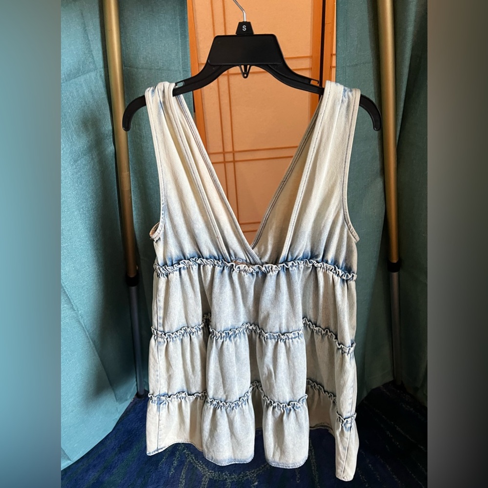 Denim summer dress
